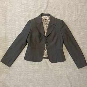 Women's Petite Gray Blazer